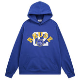 RHUDE Flocked micro-letter hoodies